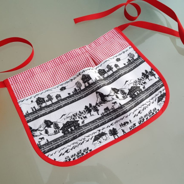 Brotschürze Scherenschnitt, Modell Kombi